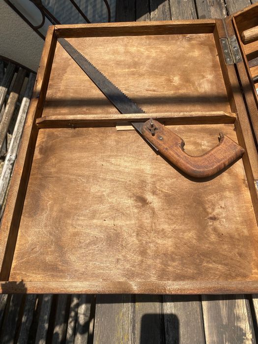 Столярный набор , инструмент для столяра НОВЫЙ ! СССР 1985 г. ДУБОВЫЙ.