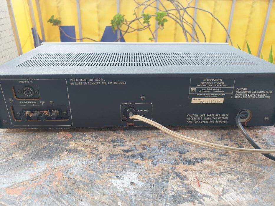 Aparelho antigo da pioneer