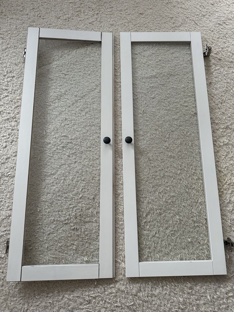 Witryna ikea Hemnes biała z 3 szufladami