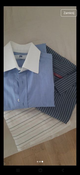 Koszula męska garniturowa