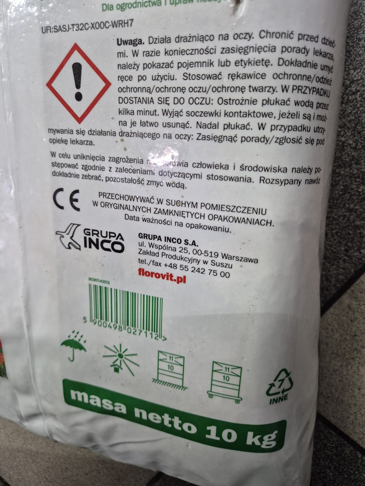 Nawóz do tui żywotników iglaków Florovit 10 kg