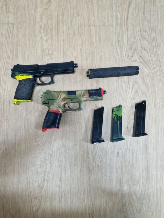 2 pistolas Mk23 stti airsoft
