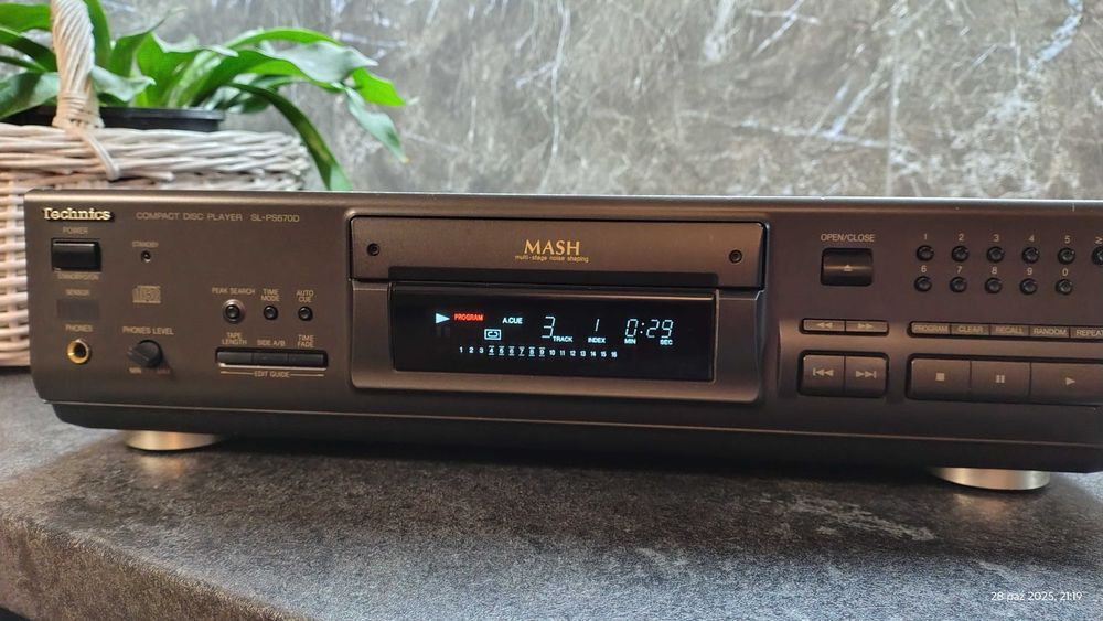 Technics SL-PS670D wysoki model CD po fachowym przeglądzie bdb. stan
