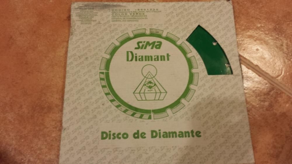 Disco de diamante 230mm SIMA - NOVO