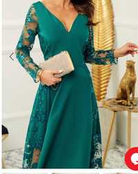Sukienka balowa pamela zielona rozmiar 38