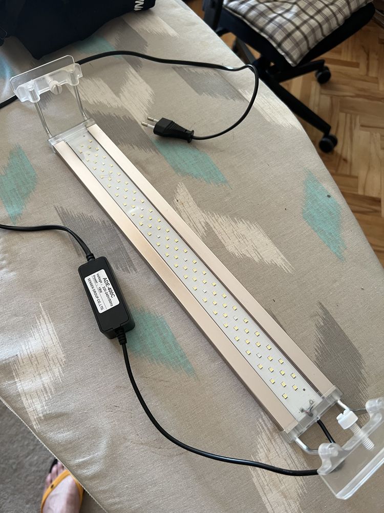 Lampa led akwariowa + programator