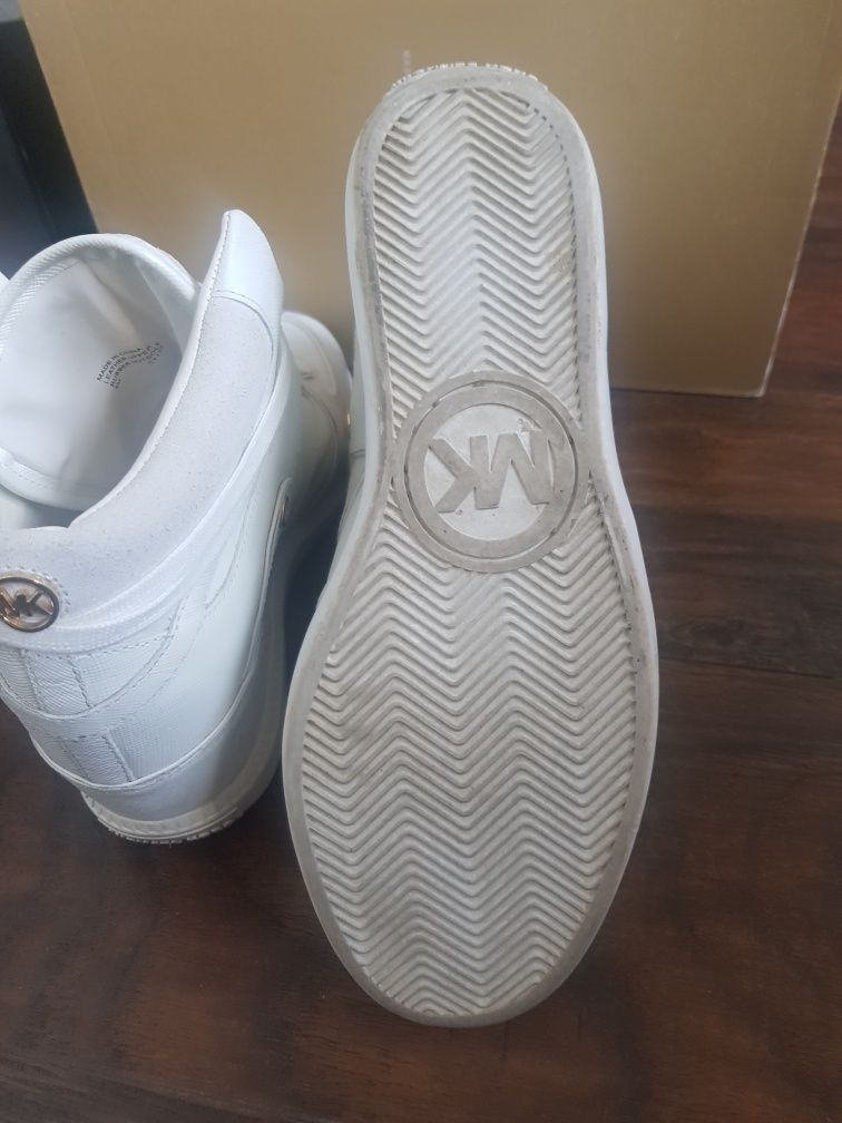 Sneakersy  botki  Michael Kors białe skóra 39