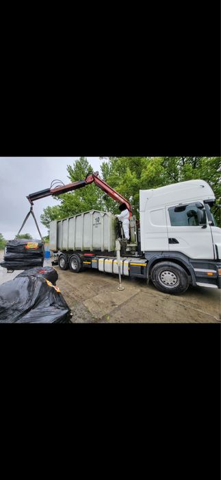 Transport, hds, kontener, wywrotka