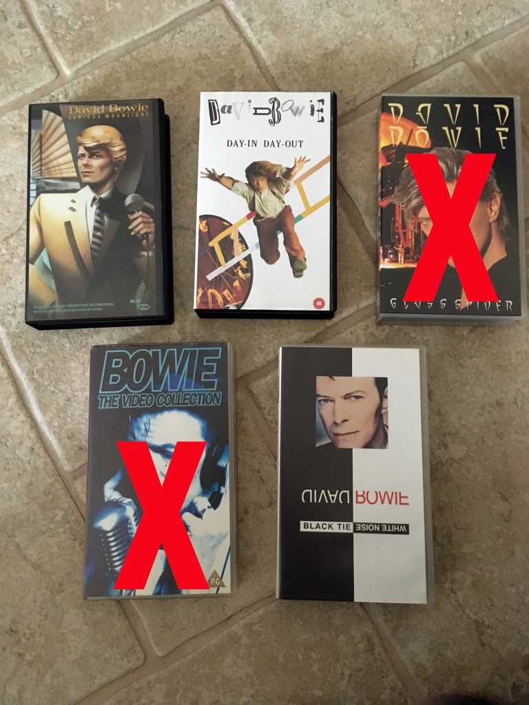 David Bowie - Poster, DVD, VHS, Autocolantes