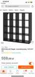 Regał IKEA KALLAX czarnobrazowy 147 x 147 uzywany Plock