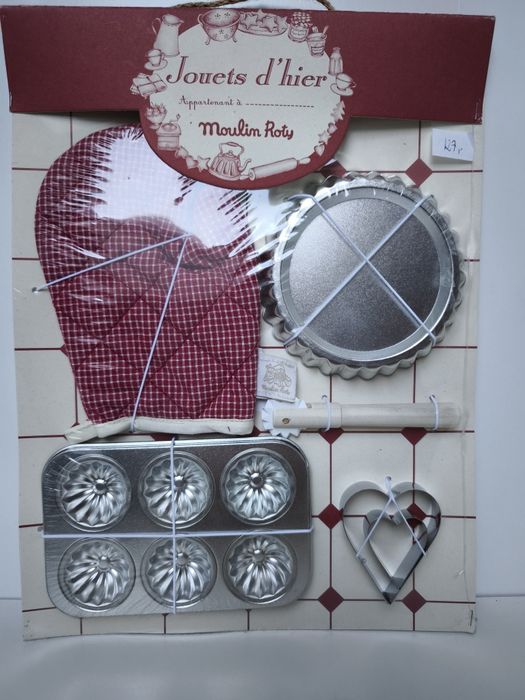 Moulin Roty Zestaw Do Pieczenia Ciast Foremki