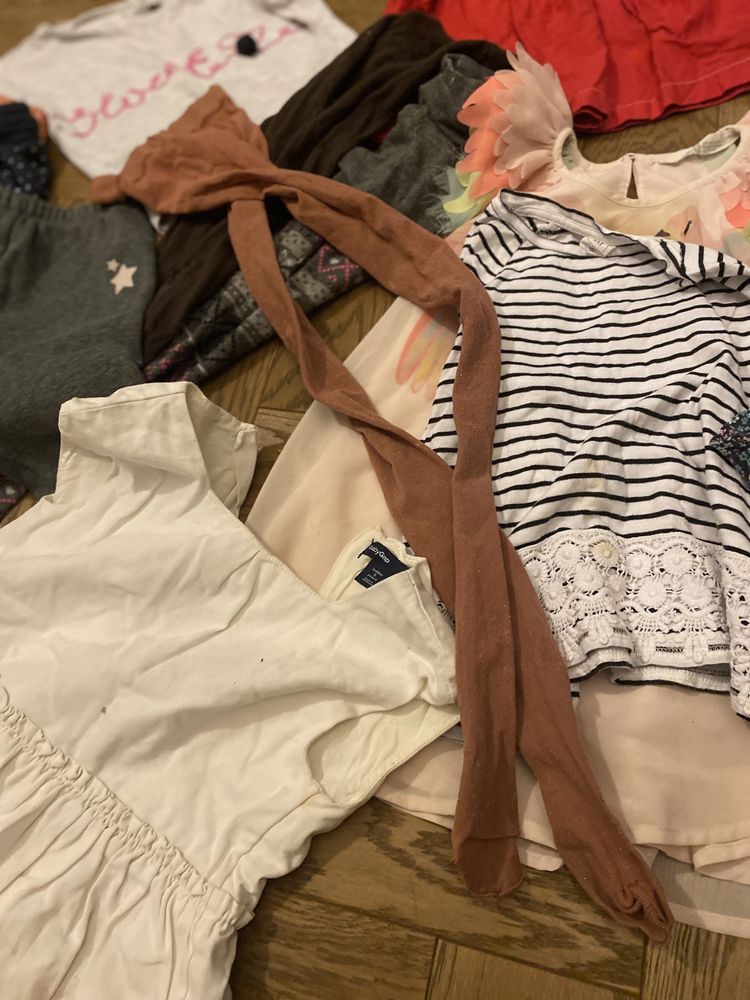 15 używanych ubranek dziewczęcych: H&M Smyk GAP 110 i 116 spodnie