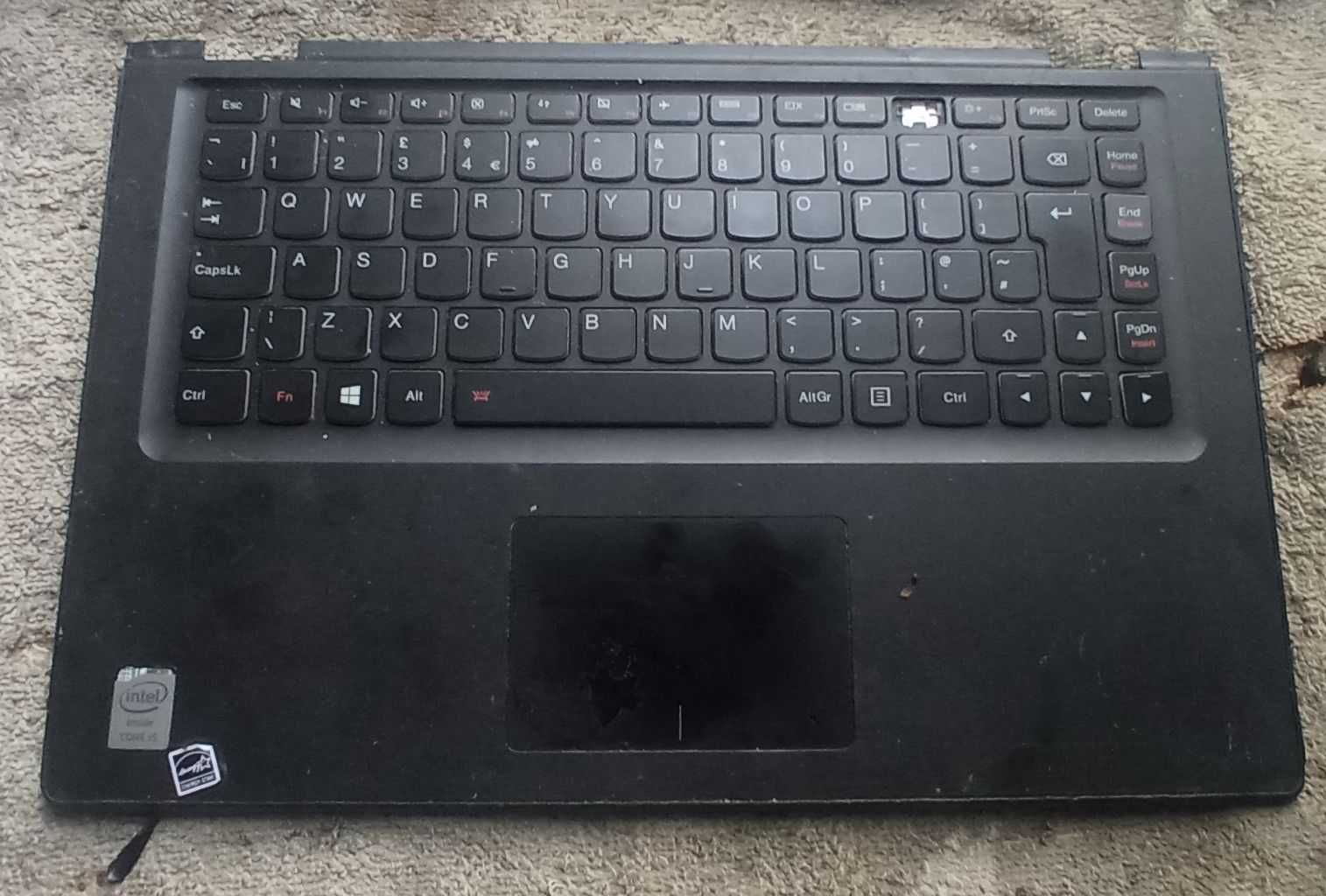 (13) płyta głowna z i5 i 8 GB RAM Lenovo Yoga 2 + bateria sprawna