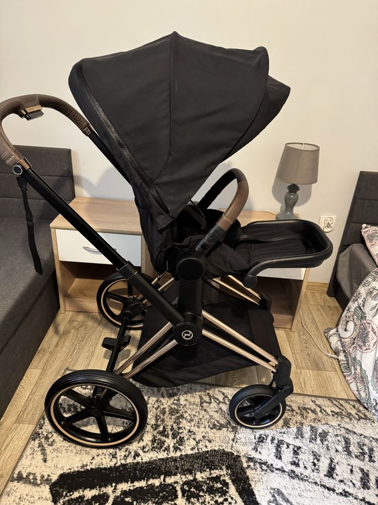 Cybex priam 4.0 rose gold deep black okazja!!