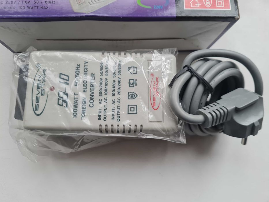 Трансформатор/перетворювач напруги 220В - 110В, 100W