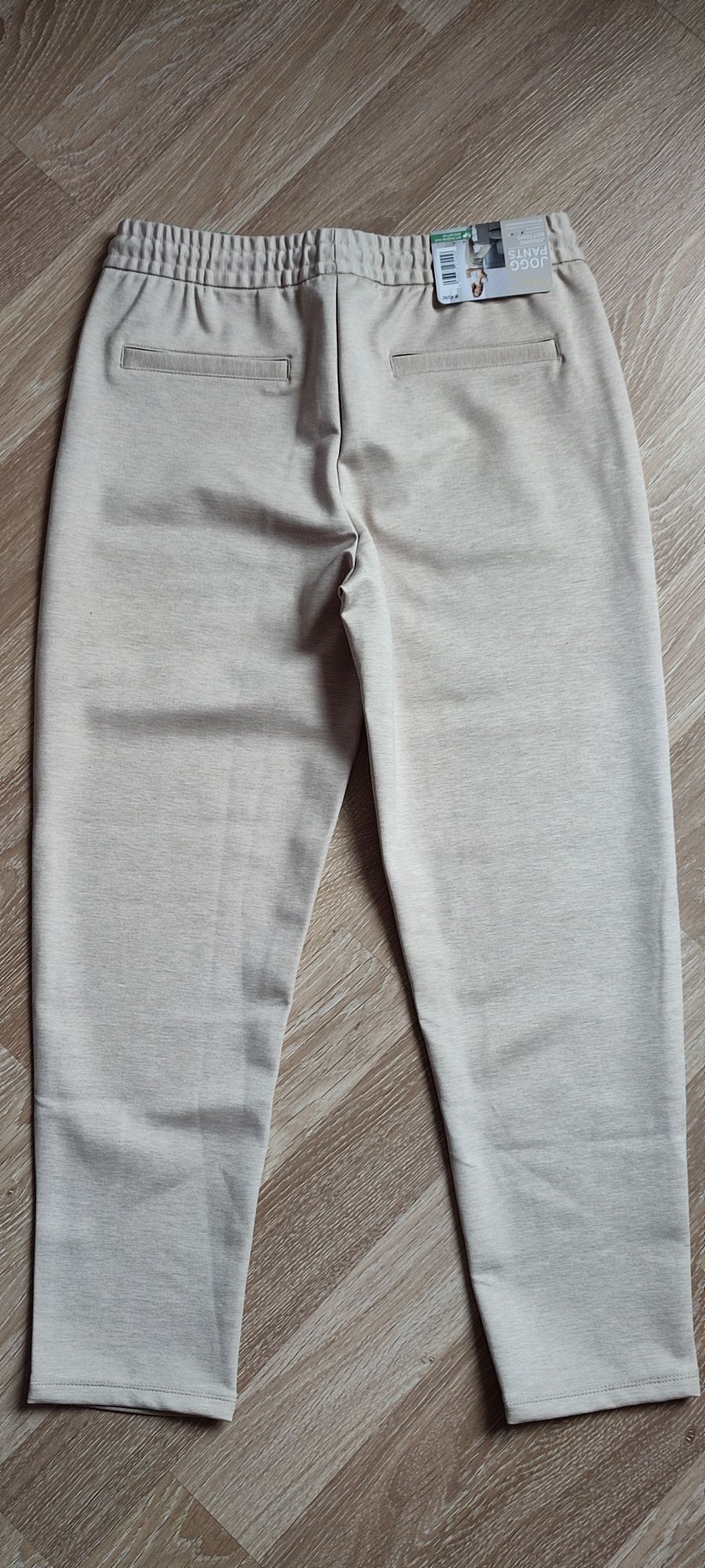 Штаны брюки джогеры бежевого цвета Tchibo, размер 48-50