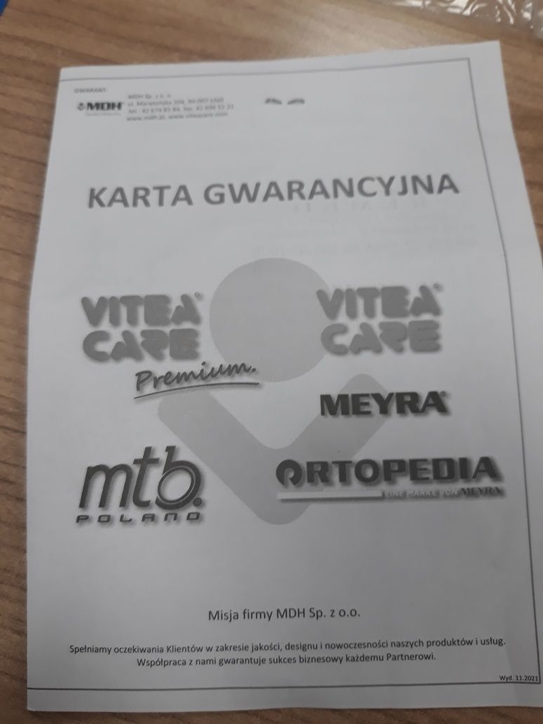 Materac przeciwodleżynowy Vitea Care prawie nowy
