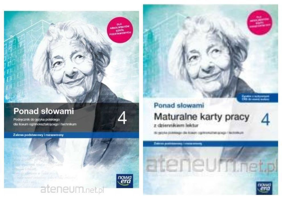 NOWA] Ponad słowami 4 Podręcznik + Karty Pracy Nowa Era