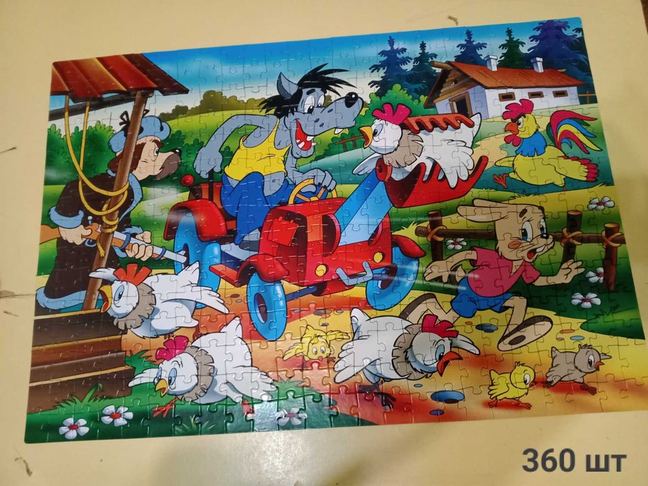 Пазли 600, 500 та 360 шт