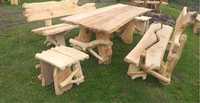 Zestaw mebli ogrodowych stół+ dwie ławy