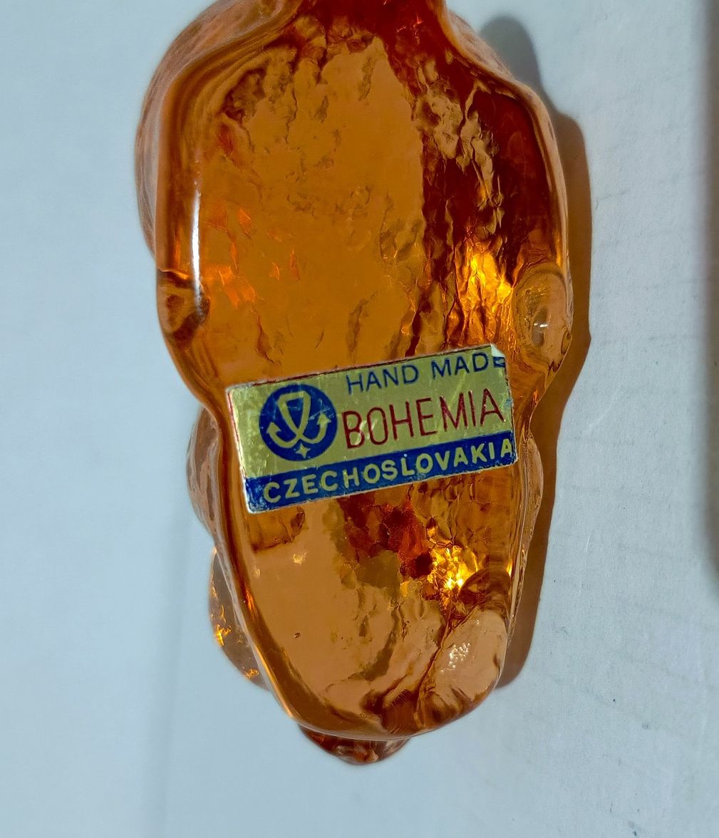 Szklany zajączek, Czechosłowacja, Bohemia