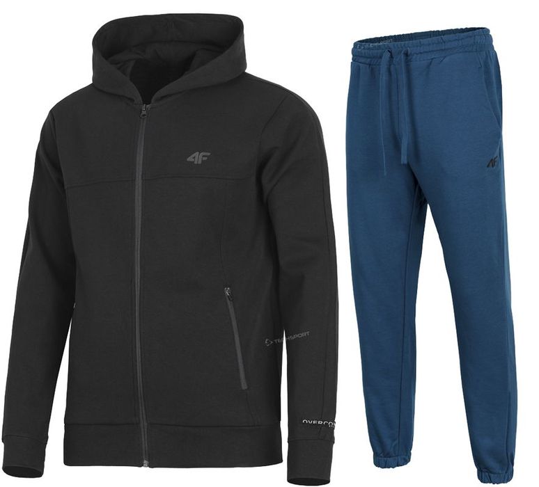4f Męski Dres Bawełna Komplet Bluza Spodnie / rozm M