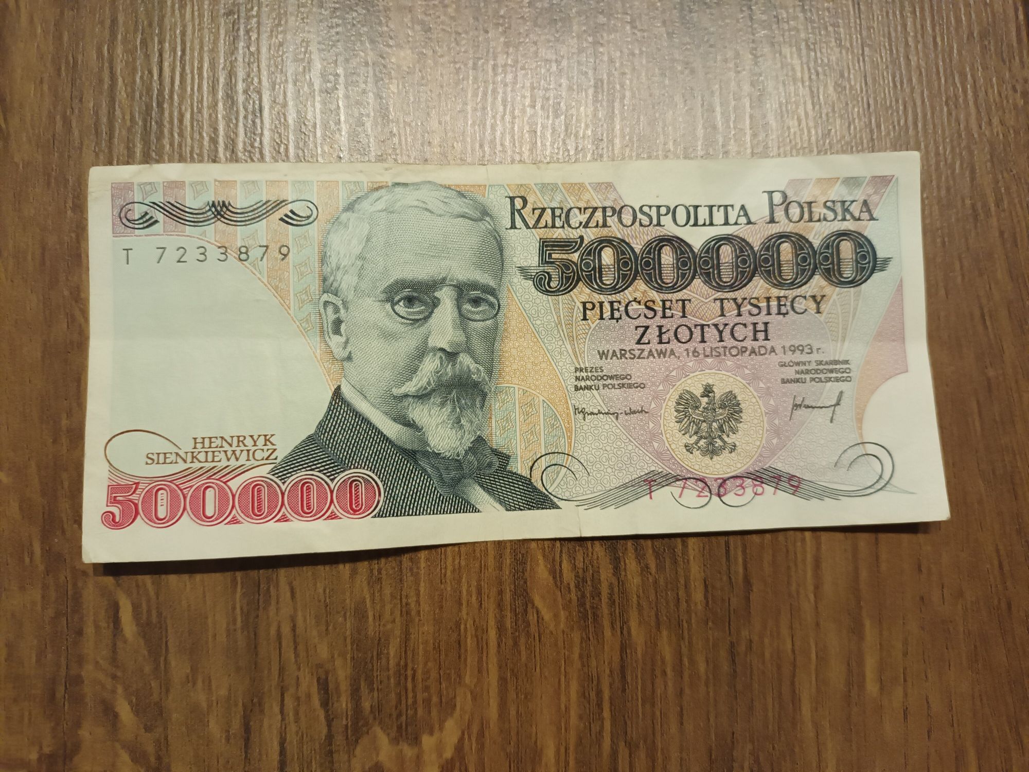 Banknot PRL 500000zl