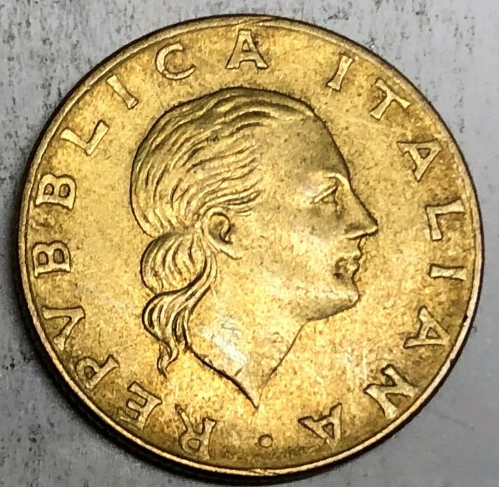 MOEDA ITÁLIA, 200 LIRAS 1978