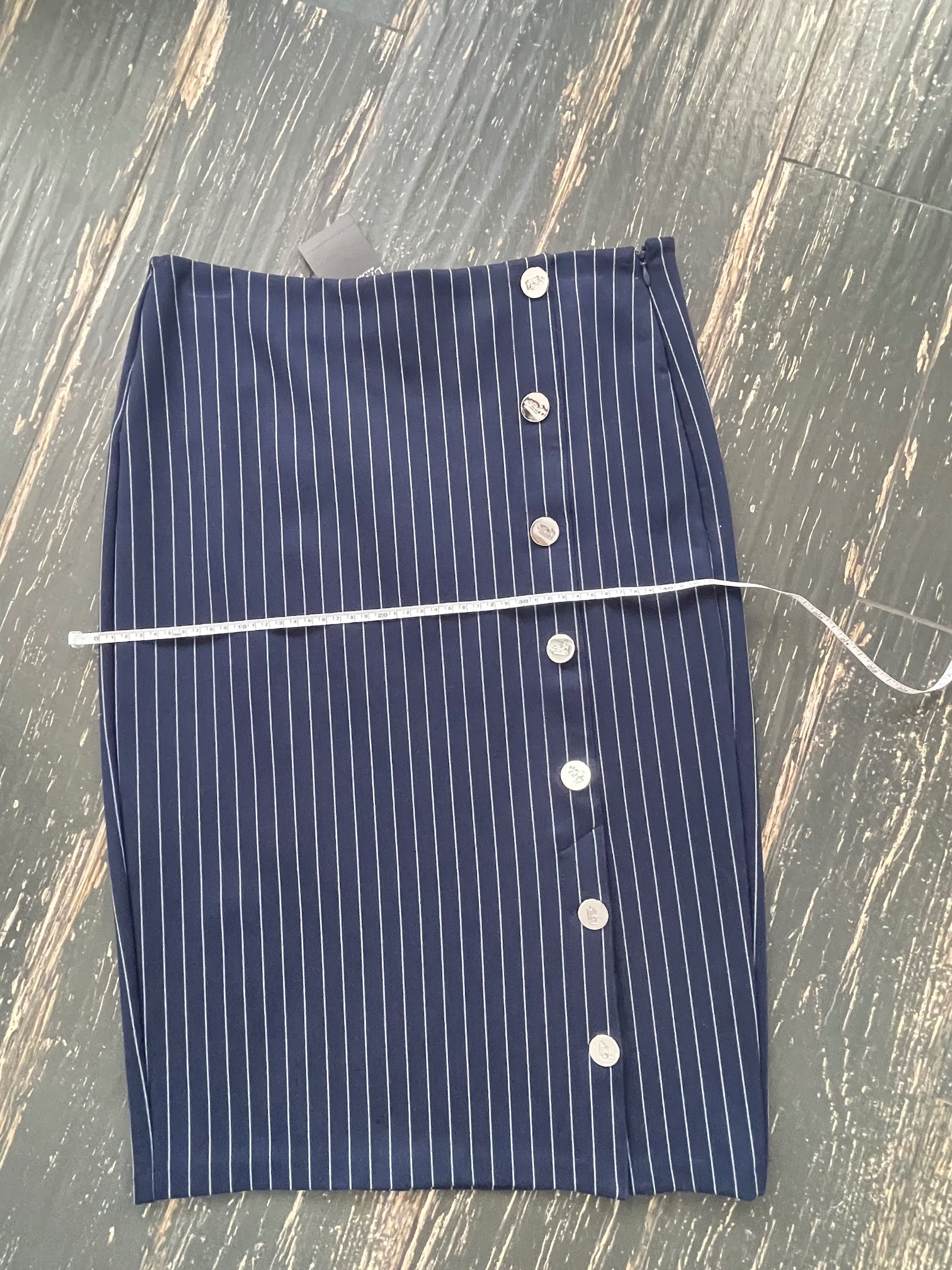 Ralph Lauren original. Юбка карандаш в полоску на пуговицах р М