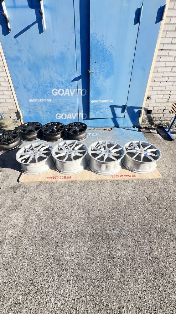 Goauto оригінальні диски BBS Porshe 5/130 r20 різноширокі як нові