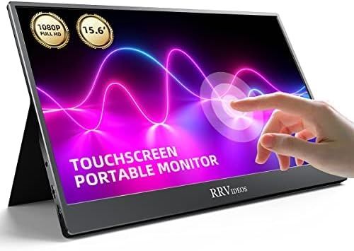 Портативный сенсорный монитор RRVIDEOS P26 15.6" FullHD|IPS|USB C|HDMI