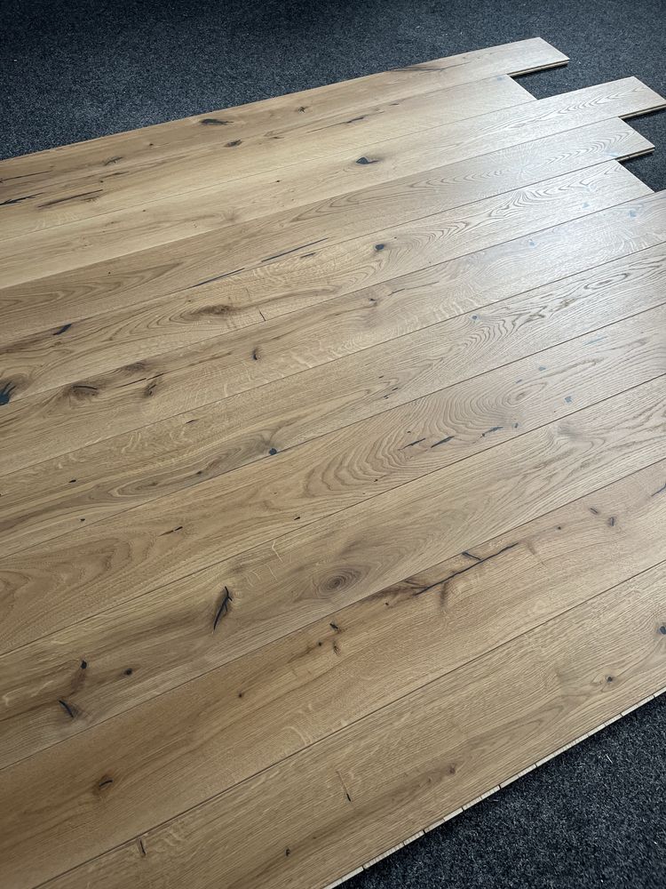 Deska Drewniana Dąb Rustic SCH, 13x140x2000mm, 4faza,olej BRESLAU