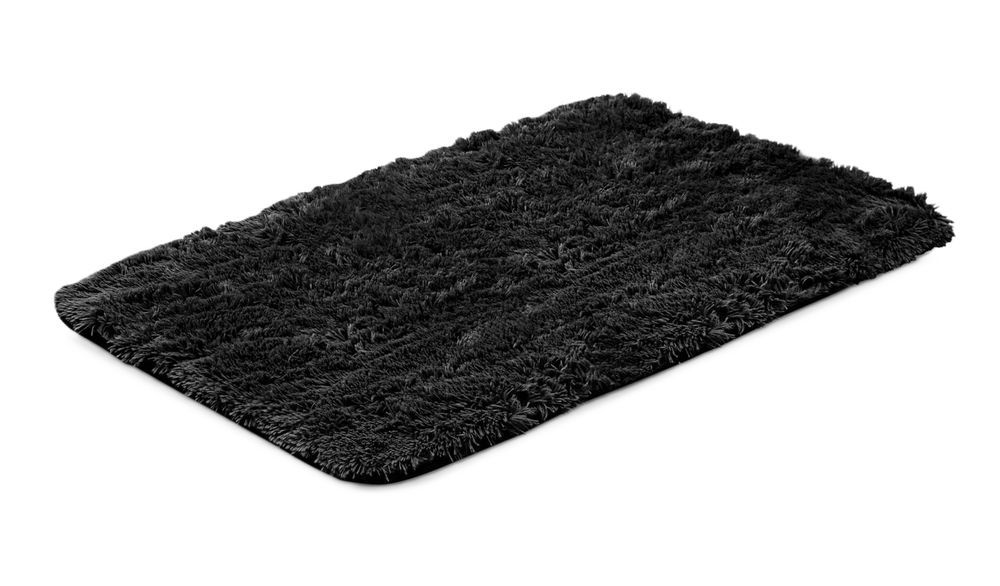 dywan shaggy antyslip 80x120 cm czarny