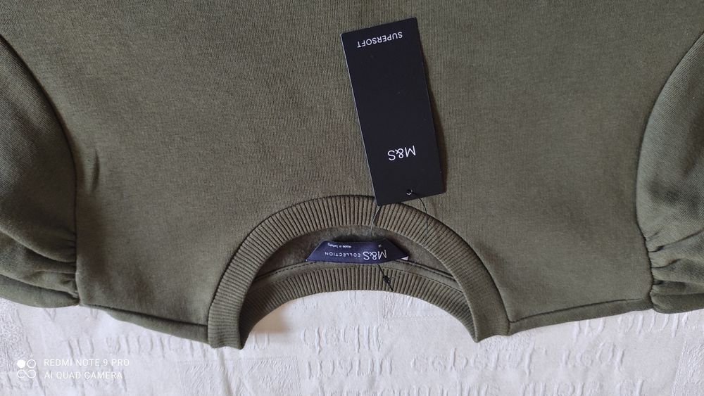 Новый теплый свитшот Marks&Spencer 13-16 л джемпер, худи, р. 158-164