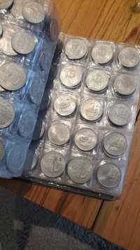 330 moedas comemorativas com várias séries completas, anos 70 a 2000