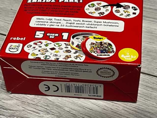 Dobble super mario gra karciana 16752 oryginal nowe rebel