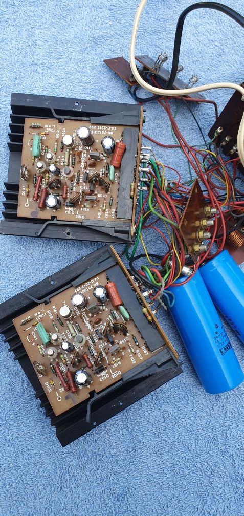 Unitra wzmacniacz WS-503 końcówka  mocy z zasilaczem komplet.
