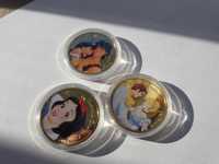 Monety z serii Złota Kolekcja Disneya - cena za 3szt
