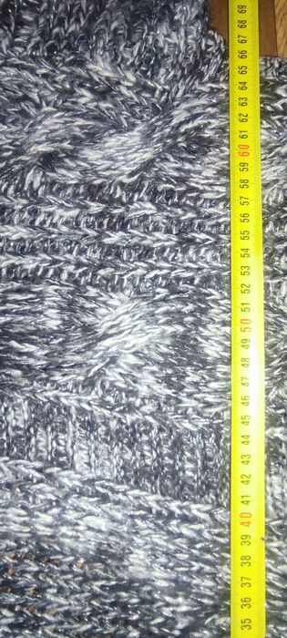 Śliczny szary kardigan zapinany na guzik rozm XXL