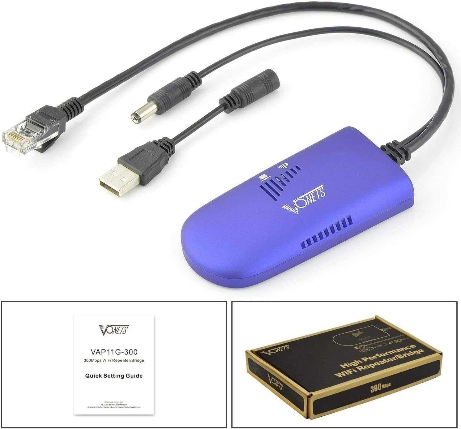 Wzmacniacz sygnału Wi-Fi  VONETS VAP11G-300