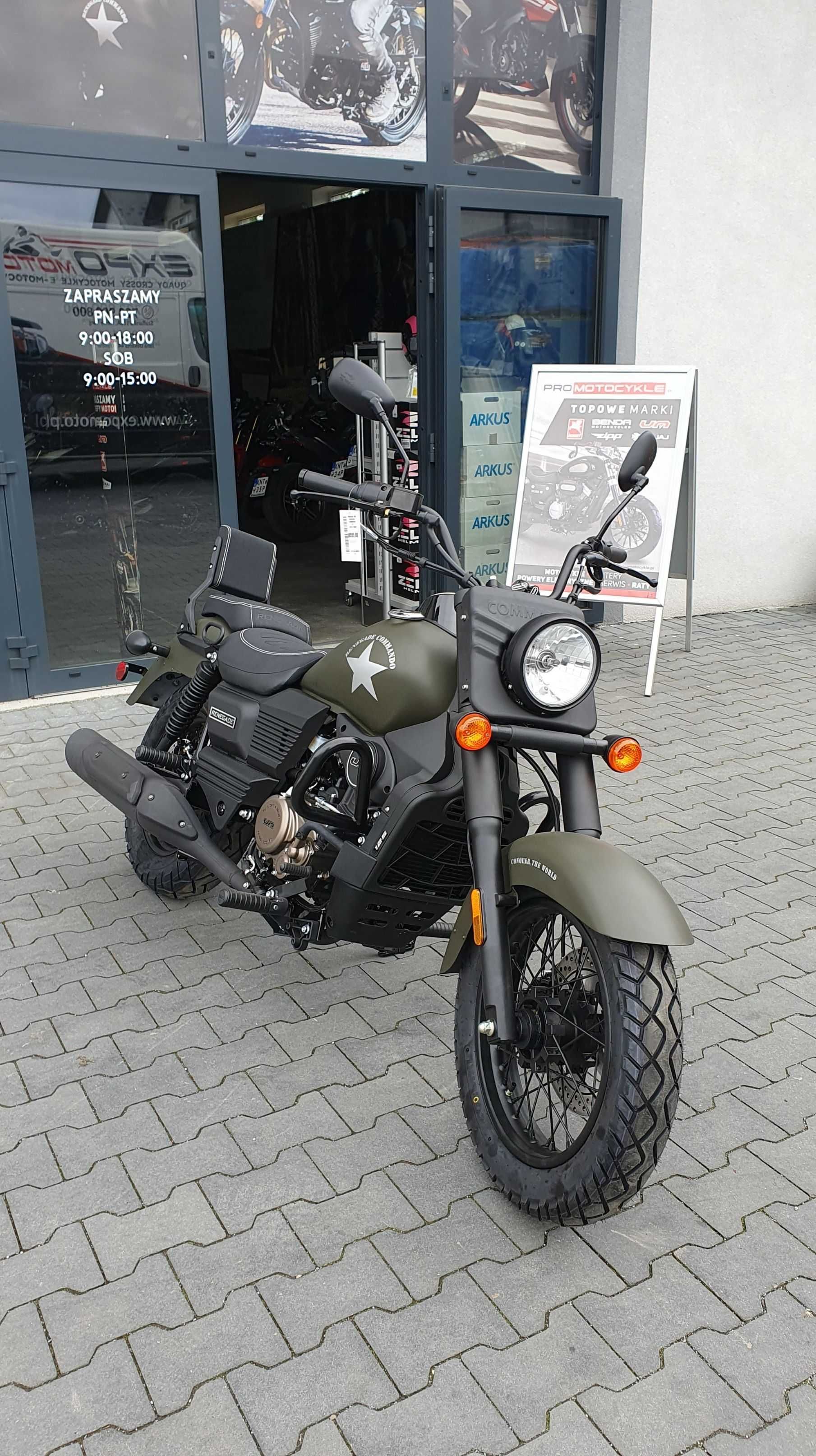 Motocykl UM Renegade COMMANDO 125, Gwarancja, Transport, Raty