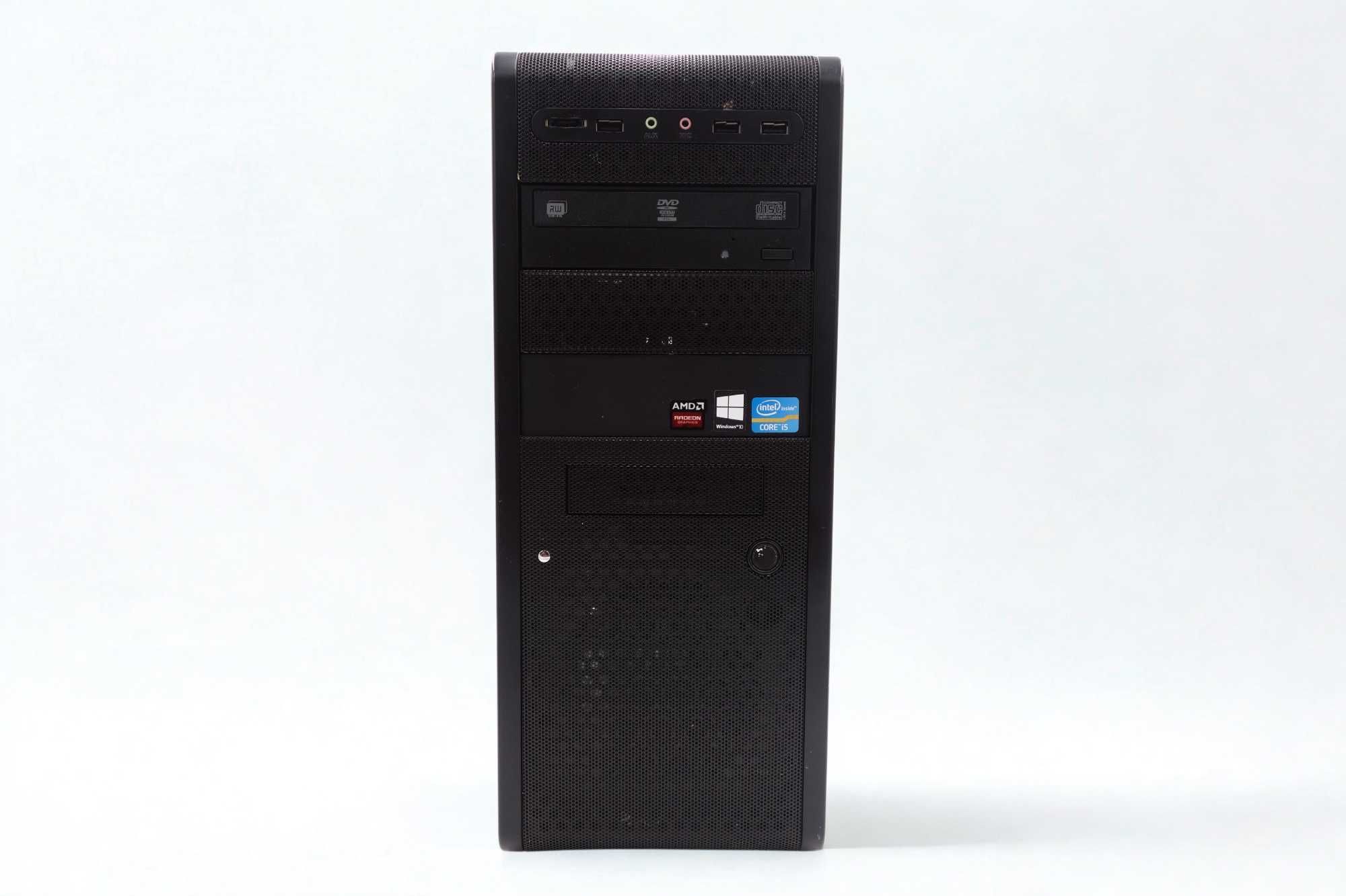 Komputer Do Gier Gigabyte i5 16GB 256SSD 1TB HDD Radeon 8GB W11 GW FV