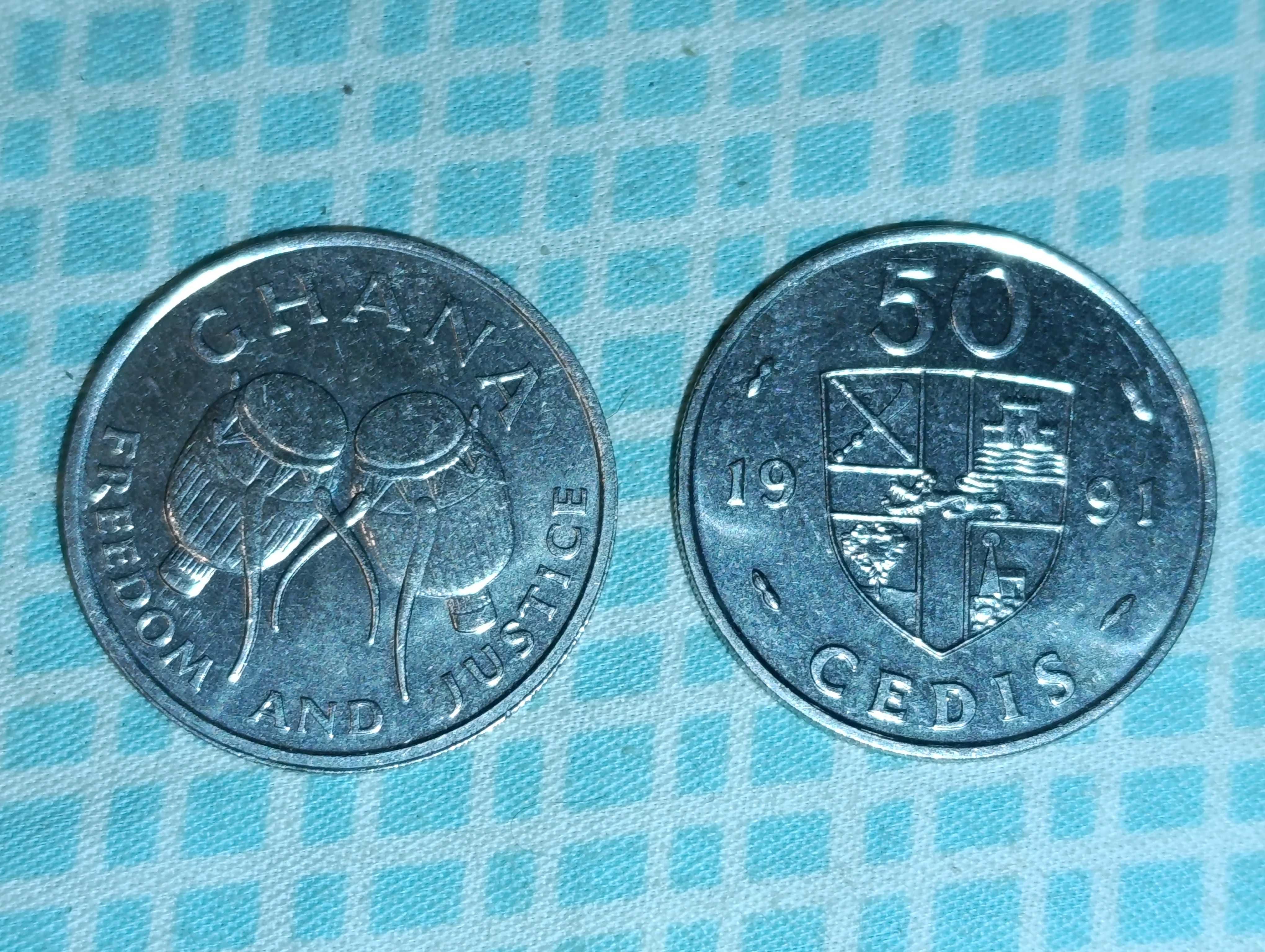 GHANA 50 cedis 1991r