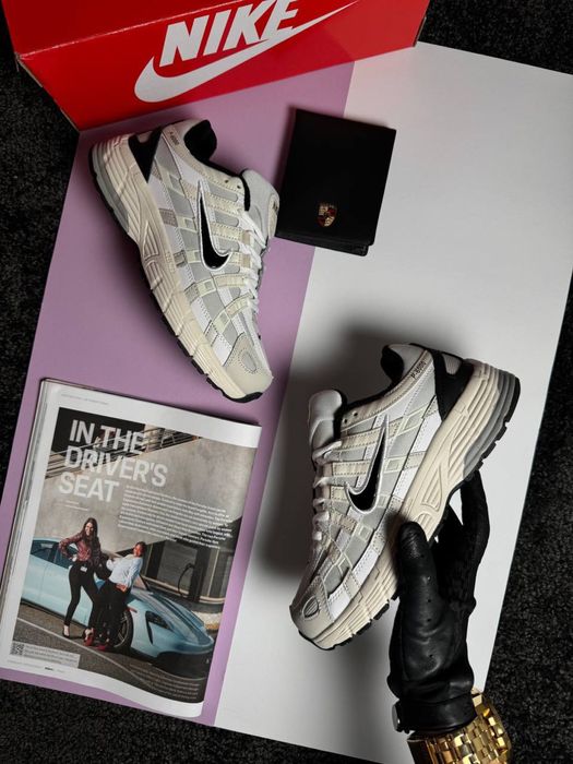 Жіночі кросівки найк Nike P-6000 Fleece Beige White Black [36-41]