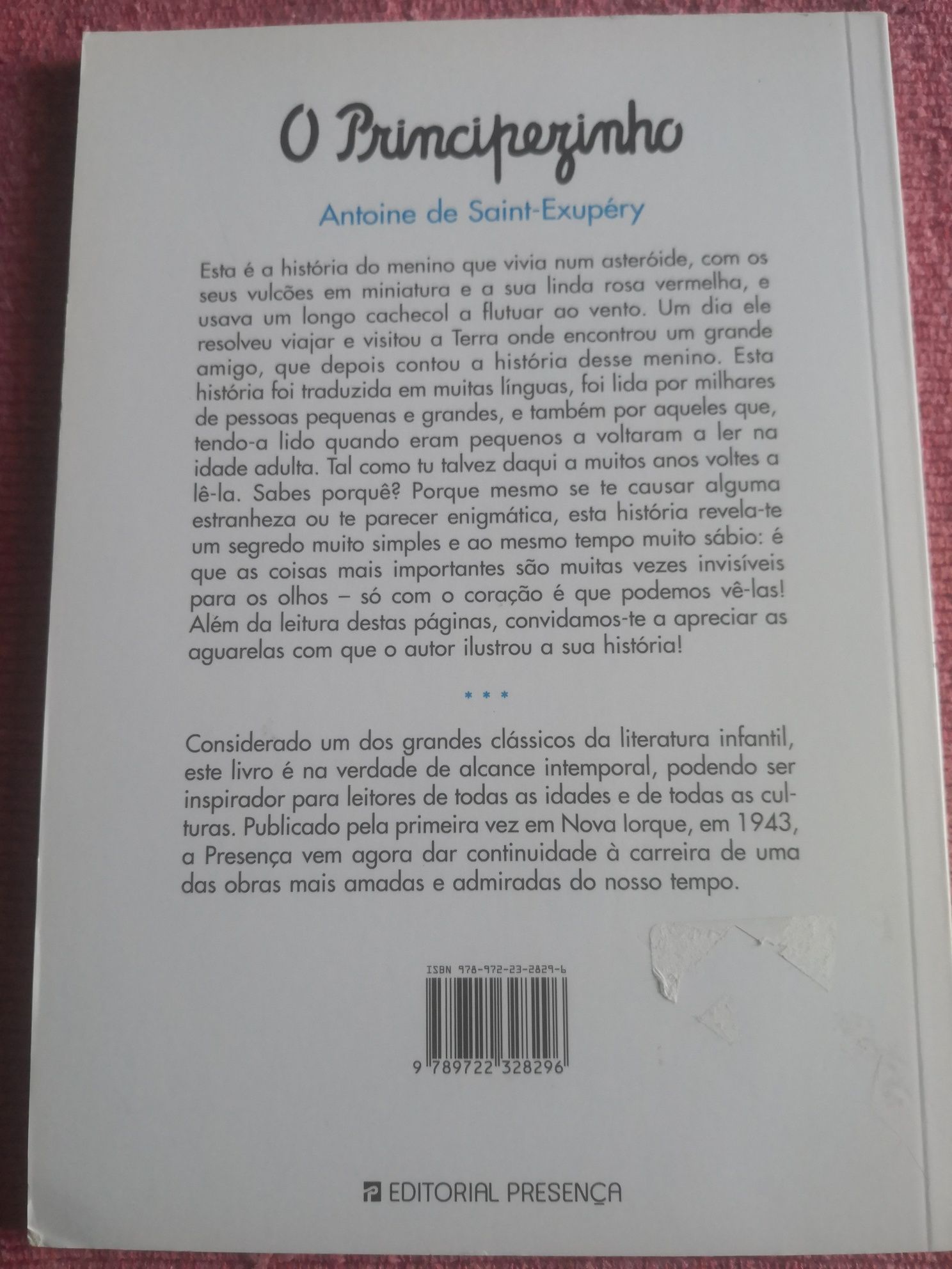 Livro O Principezinho