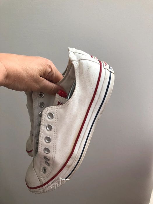 Trampki Converse all star biaĹ‚e niskie roz 43