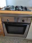 Forno cozinha ,em inox na parte frontal