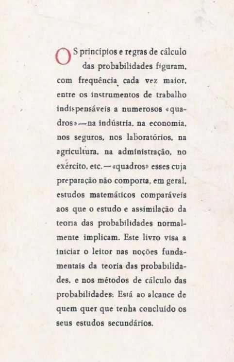 Introdução à Teoria das Probabilidades e à Estatística