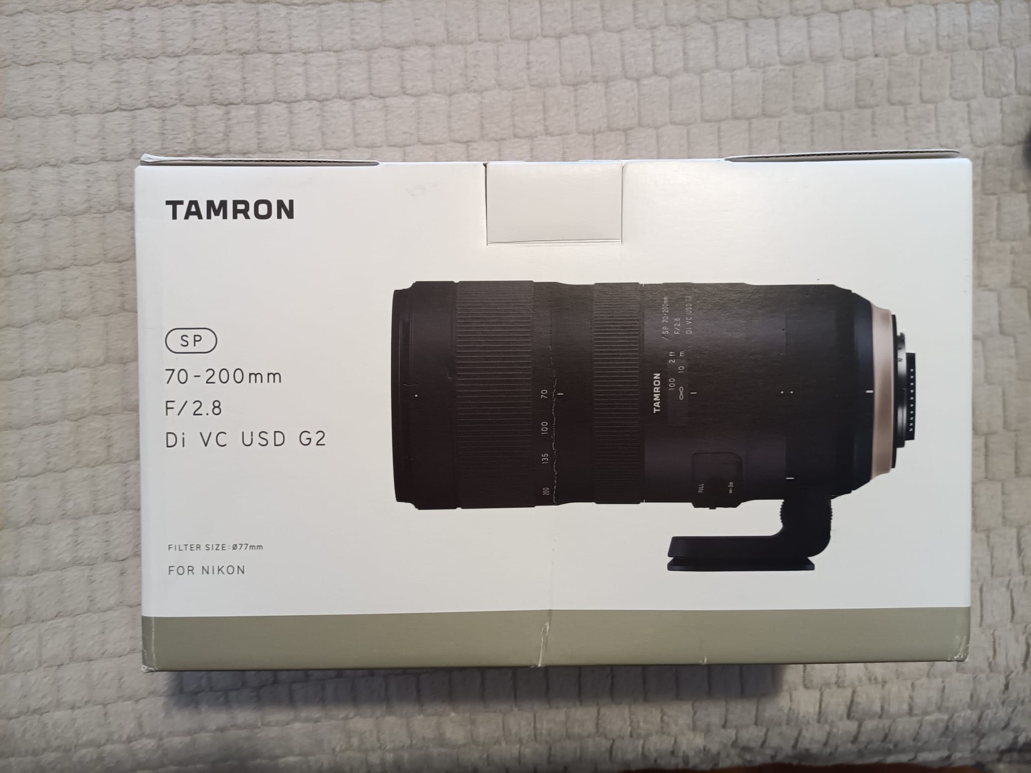 Tamron 70-200mm f2.8 SP Di VC USD G2. para Nikon