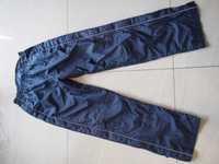 Spodnie ortalionowe S/44/46 męskie rozpinane całe nogawki